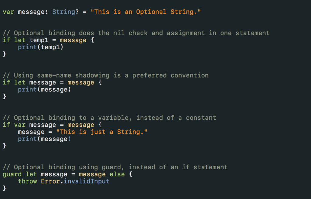 Swift Essentials: Optionals - E-gineering, Inc.